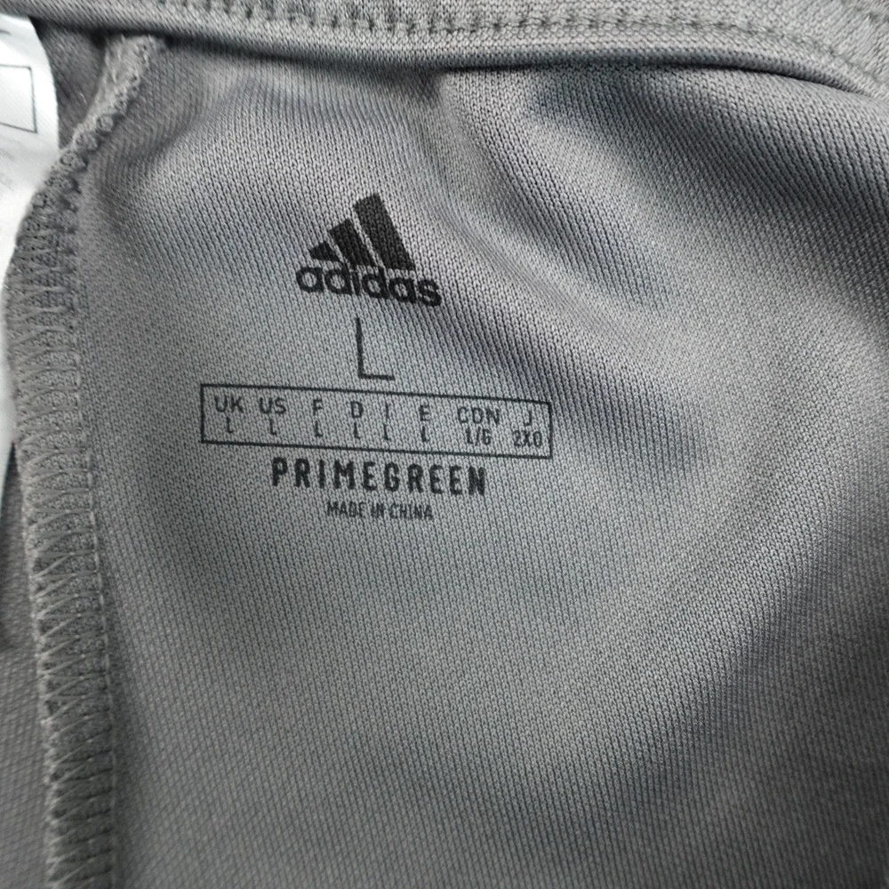 Adidas Pants Mens Large Gray Tiro 21 Track Primegreen GJ9868 Tapered Zip Ankle